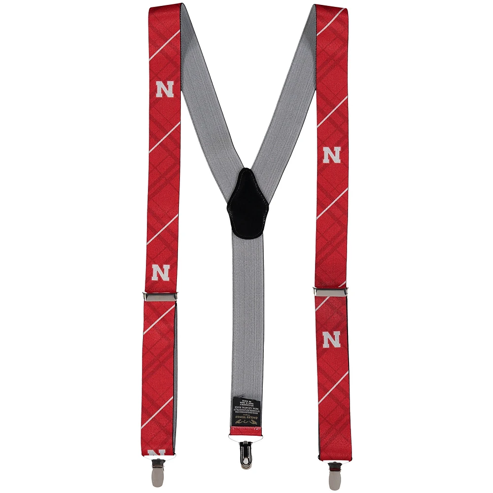 Bretelles Nebraska Huskers rouges pour hommes