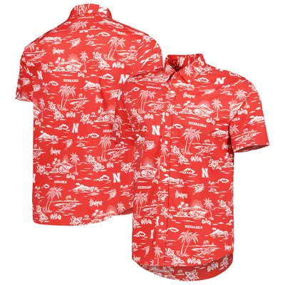 Nebraska Huskers Reyn Spooner Performance Button-Down Shirt - Scarlet