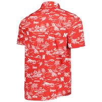 Men's Reyn Spooner Scarlet Nebraska Huskers Performance Button-Down Shirt