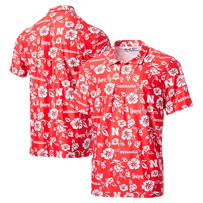 Polo de performance pour homme Reyn Spooner Scarlet Nebraska Huskers