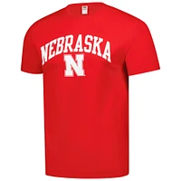 Men's Scarlet Nebraska Huskers Basic Mascot T-Shirt
