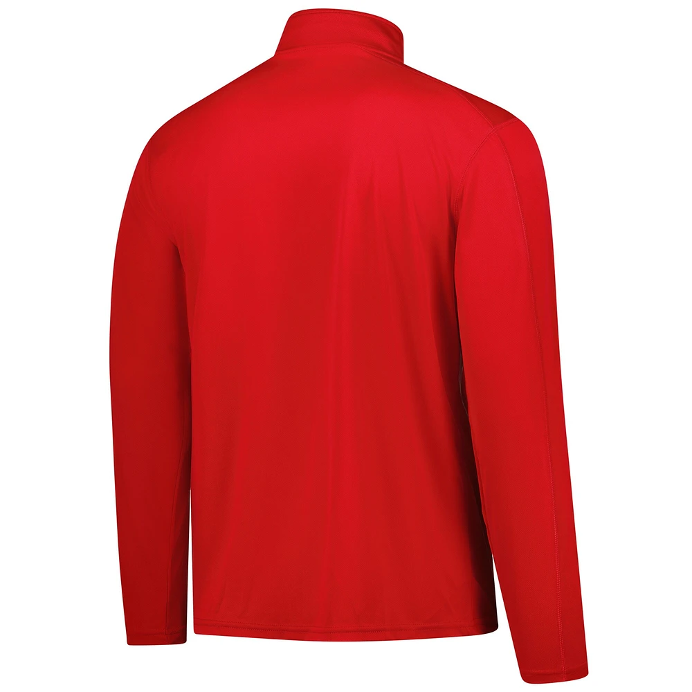 Men's  Scarlet Nebraska Huskers Half-Zip Pullover