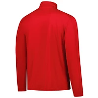 Men's  Scarlet Nebraska Huskers Half-Zip Pullover