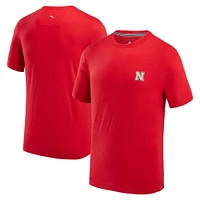 T-shirt de plage Tommy Bahama rouge Nebraska Huskers Sport Bali pour hommes