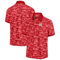 Polo Tommy Bahama Scarlet Nebraska Huskers Sport Bay View pour homme