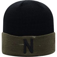 Men's Top of the World Olive/Black Nebraska Huskers OHT Military Appreciation Skully Cuffed Knit Hat