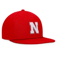 Casquette Snapback fondamentale Top of the World Scarlet Nebraska Huskers pour hommes