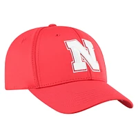 Men's Top of the World Scarlet Nebraska Huskers Phenom One-Fit Flex Hat
