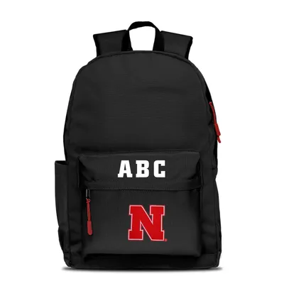 Nebraska Huskers MOJO Personalized Campus Laptop Backpack - Black