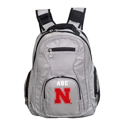 Nebraska Huskers MOJO Personalized Premium Laptop Backpack
