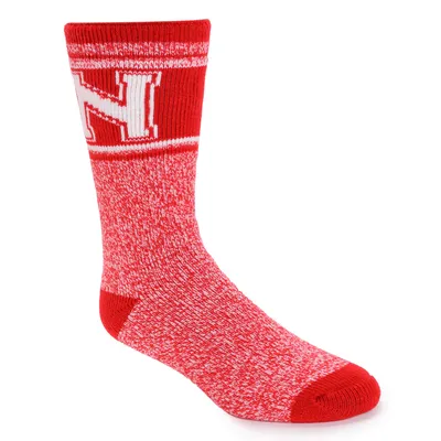 Nebraska Huskers Muk Luks Game Day Heat Retainer Thermal Socks - Scarlet