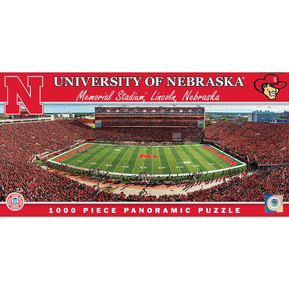 Nebraska Huskers 1000-Piece Stadium Panoramic Puzzle