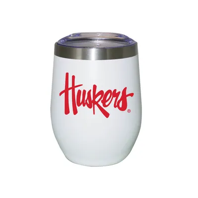 Nebraska Huskers 12oz. Logo Stemless Tumbler