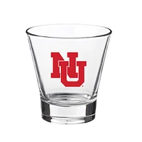 Huskers du Nebraska 12oz. Verre à roche à voûte inclinée