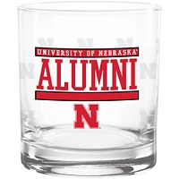 Nebraska Huskers 14oz. Repeat Alumni Rocks Glass