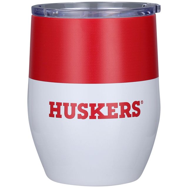 Huskers du Nebraska 16 oz. Gobelet incurvé en acier inoxydable Colorblock