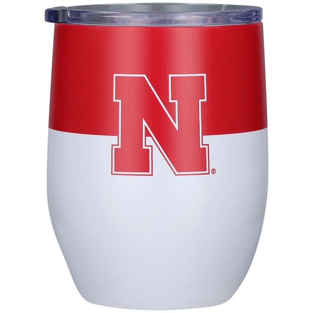 Huskers du Nebraska 16 oz. Gobelet incurvé en acier inoxydable Colorblock