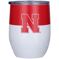 Nebraska Huskers 16oz. Colorblock Stainless Steel Curved Tumbler