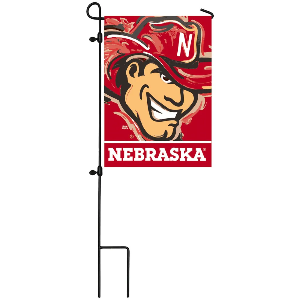 Lids Nebraska Huskers Team Logo Garden Flag