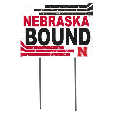 Nebraska Huskers 18'' x 24'' Bound Yard Sign