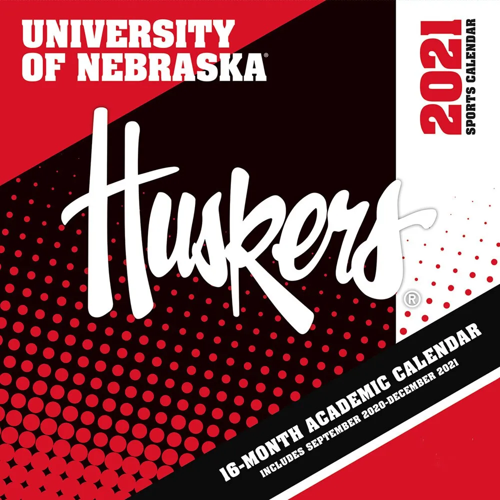 Nebraska Huskers 2021 Wall Calendar