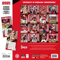 Calendrier mural Nebraska Huskers 2021