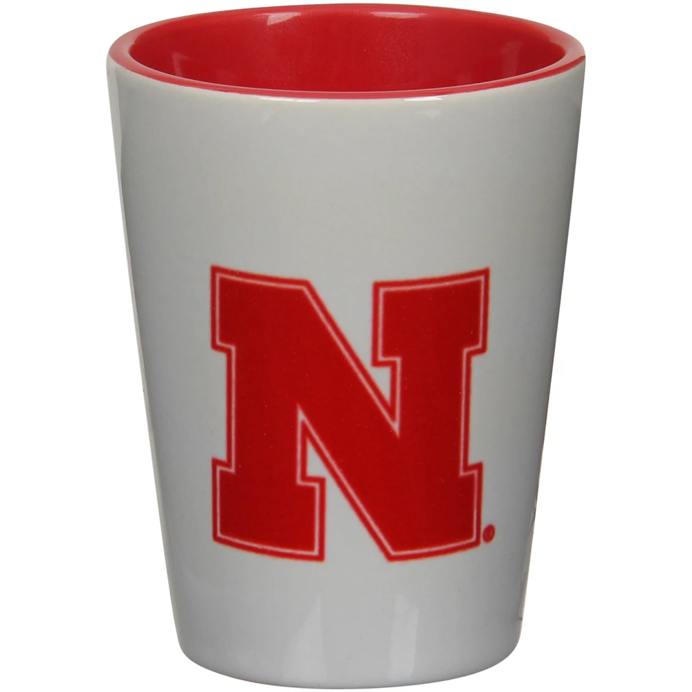 Huskers du Nebraska 2 oz. Tasse en céramique de couleur intérieure