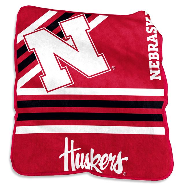 Nebraska Huskers 50'' x 60'' Couverture raschel en peluche Team