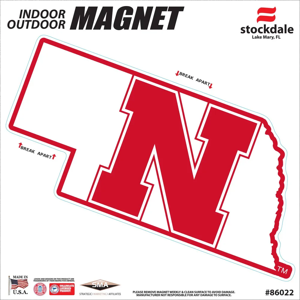  MAGNET Nebraska Script Vinyl Waterproof Magnetic