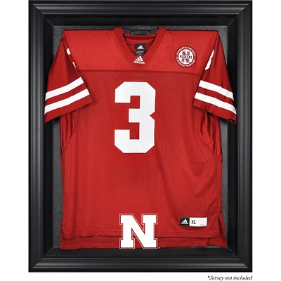 Nebraska Huskers Framed Logo Jersey Display Case