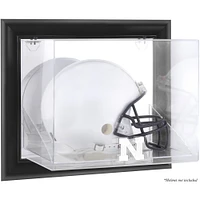 Vitrine murale à cadre noir pour casque des Nebraska Huskers