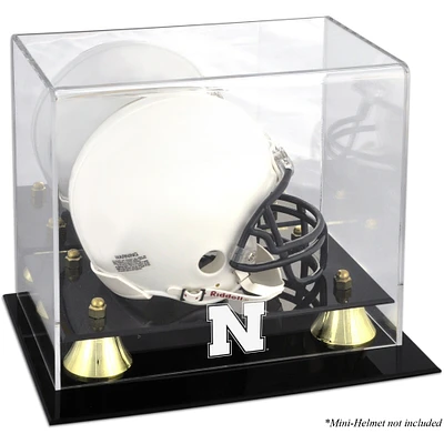 Nebraska Huskers Golden Classic Logo Mini Helmet Display Case