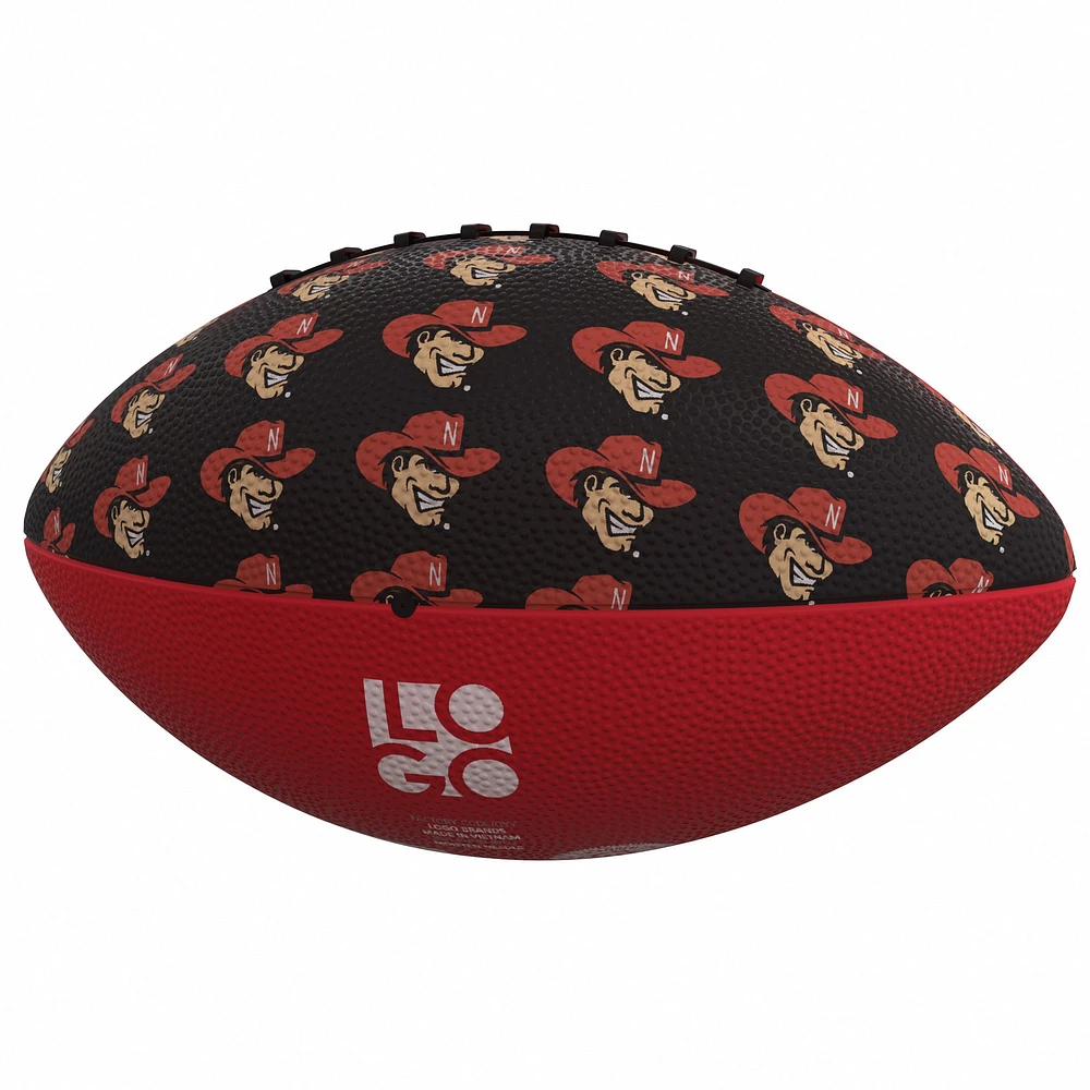 Mini ballon de football en caoutchouc Nebraska Huskers