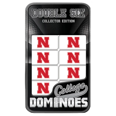 Nebraska Huskers NCAA Dominoes Set