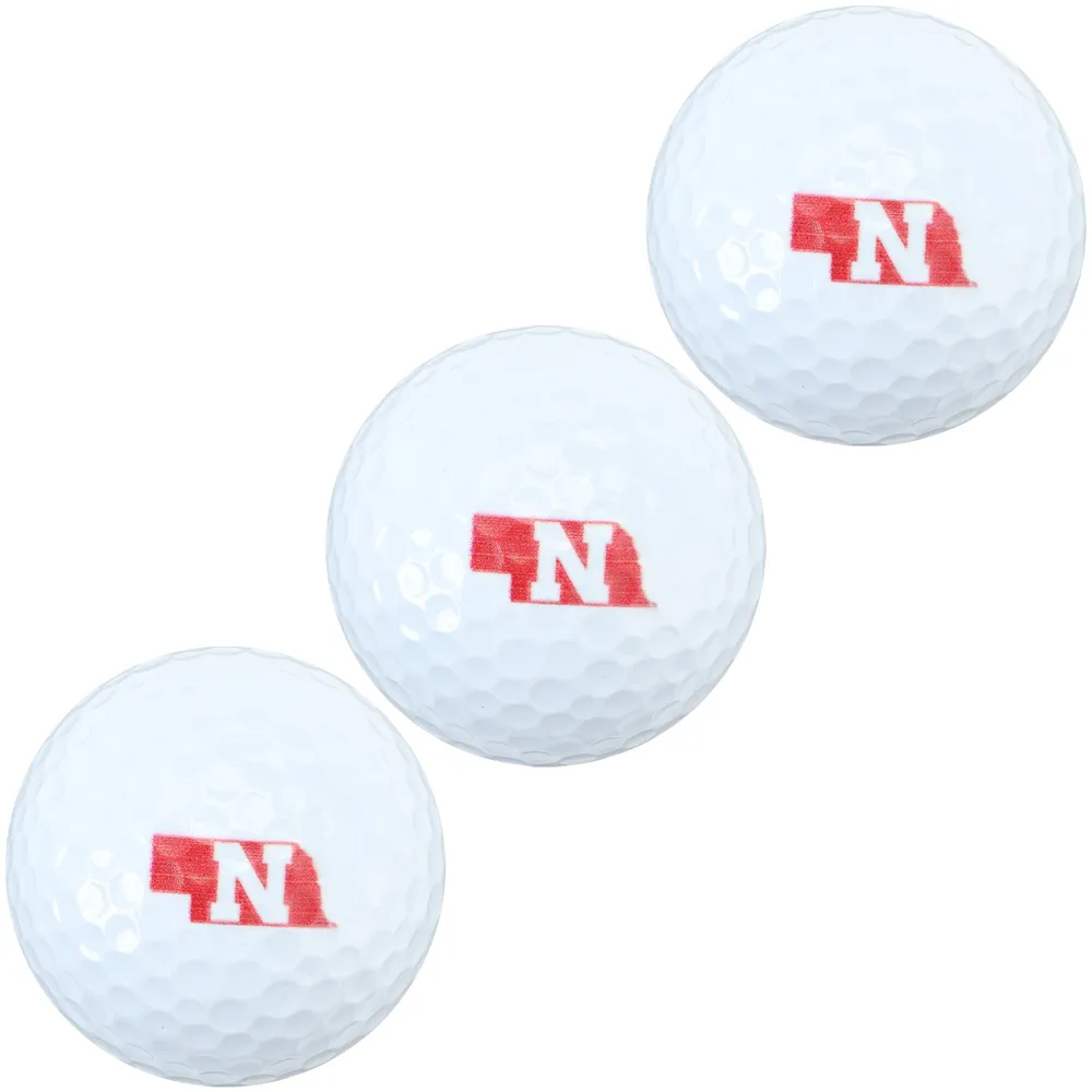 Nebraska Huskers Pack de 3 Balles de Golf