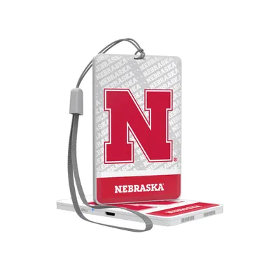 Nebraska Huskers Primary Logo End Zone Pocket Bluetooth Speaker