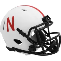 Nebraska Huskers Riddell LUNAR Alternate Revolution Speed ​​Mini casque de football