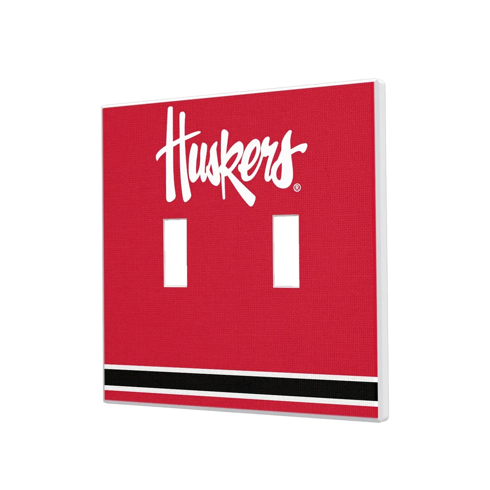 Nebraska Huskers 12 Logo State Sign