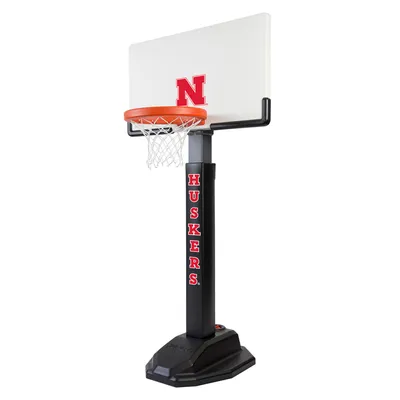 Nebraska Huskers Team Adjustable Basketball Set