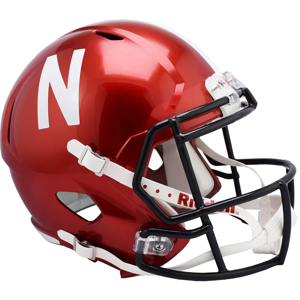 Nebraska Huskers Unsigned Riddell FLASH Alternate Revolution Speed ​​Replica Casque de football