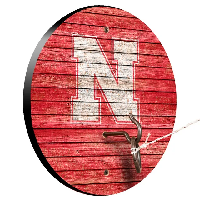 Nebraska Cornhuskers Sugar Skull Wood Sign