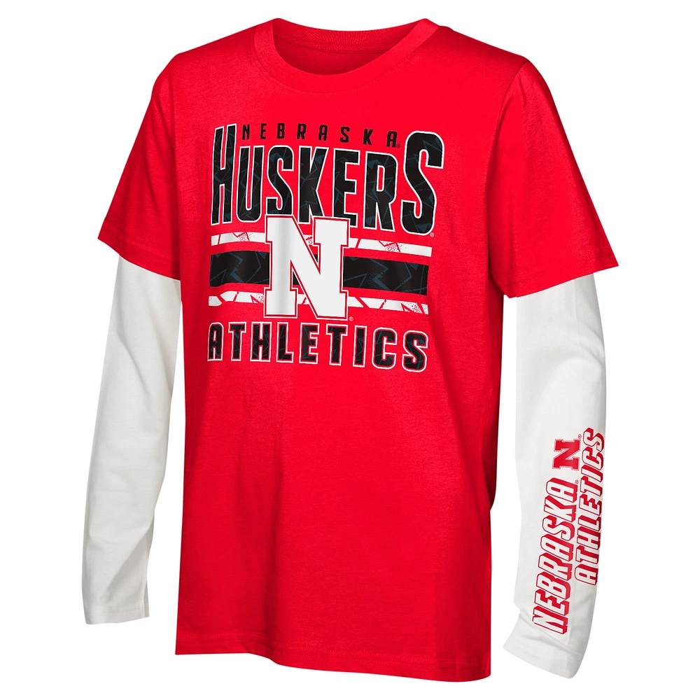 Ensemble de t-shirts the Mix pour enfants d'âge préscolaire Nebraska Huskers