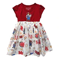 Robe de princesse Crimson Nebraska Huskers Vault pour tout-petits Wes & Willy