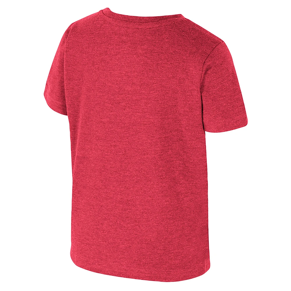 T-shirt pour tout-petits Colosseum Scarlet Nebraska Huskers Crushing It