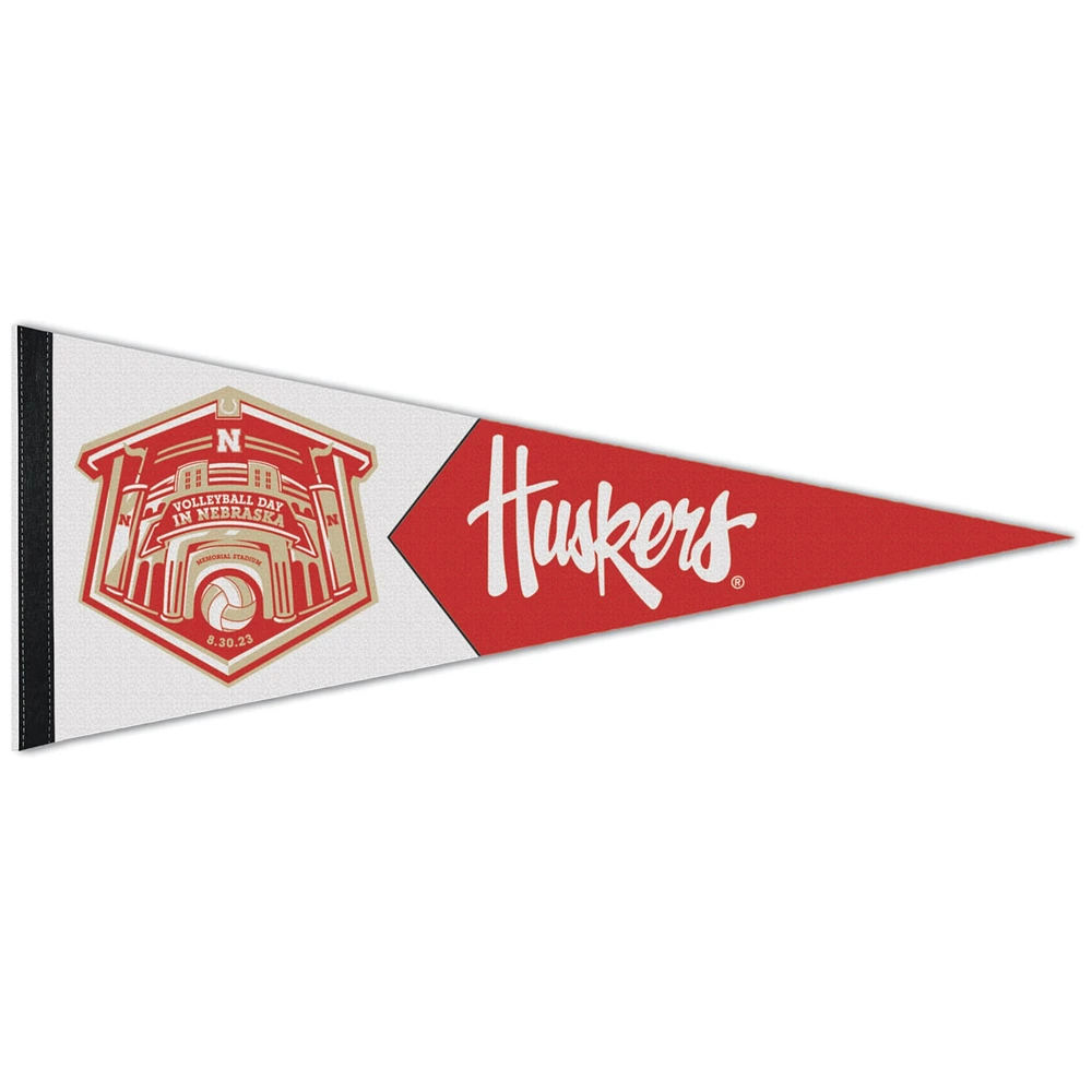 WinCraft Nebraska Huskers 12" x 30" Day In Nebraska Premium Pennant