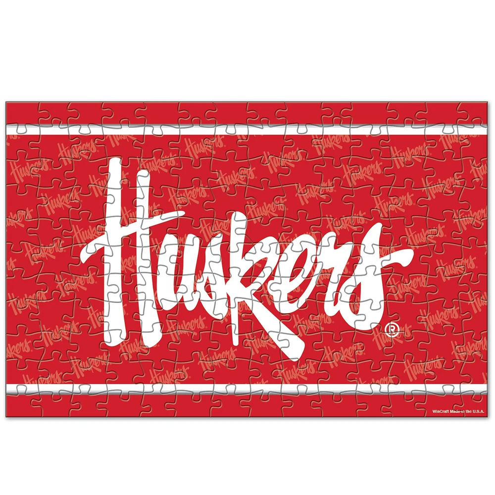 Puzzle WinCraft Nebraska Huskers 150 pièces par équipe