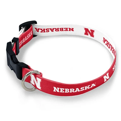 WinCraft Nebraska Huskers Medium Adjustable Pet Collar