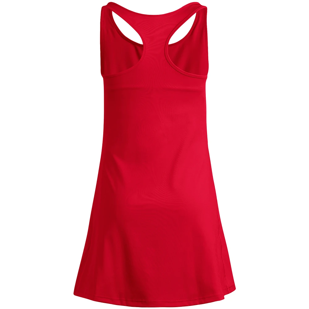 Robe-short à dos nageur adidas Scarlet Nebraska Huskers Spring Fling Active pour femme