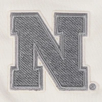 Women's Pro Standard Cream Nebraska Huskers French Terry Boxy Cropped Pullover Crewneck