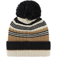 Bonnet en tricot à revers Barista '47 Kaki Nebraska Huskers pour femmes avec pompon